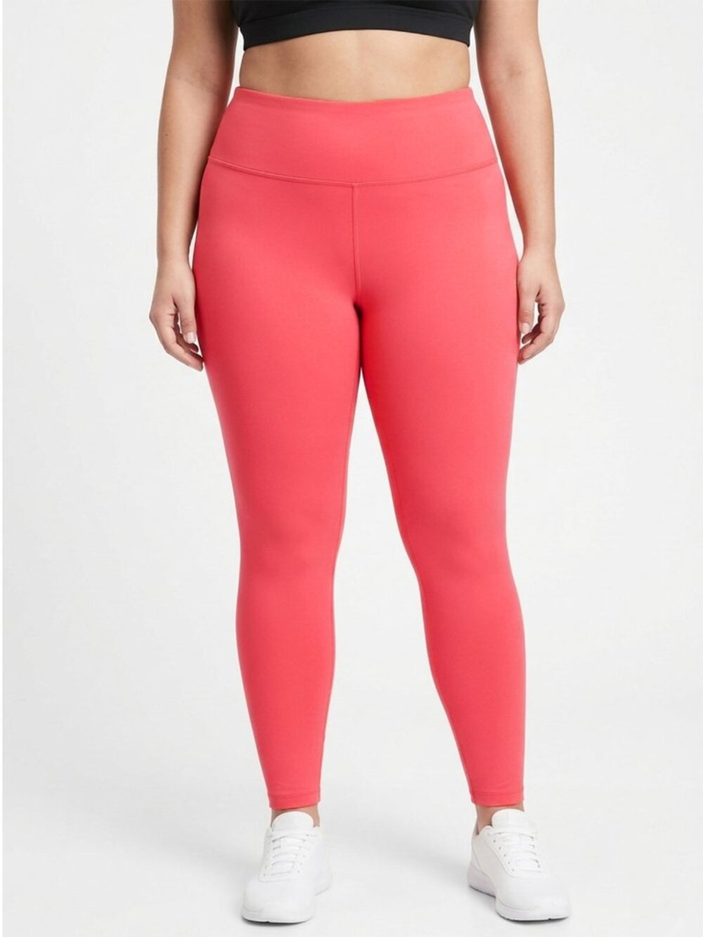 Under Armour Fitted Meridian Leggings Pockets Coral Pink Stretch  Athletic
